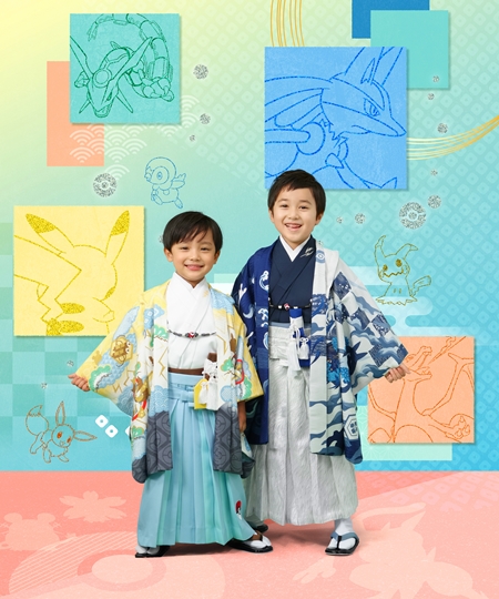 豊富な衣装とヘアセットでかっこよく変身!