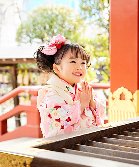 七五三３歳☆女の子　短時間のみ着用