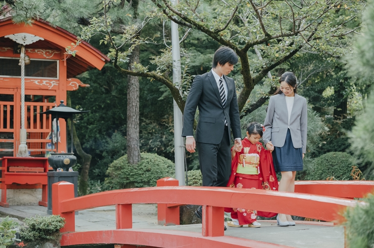 七五三の家族写真を撮影する際のママパパの服装