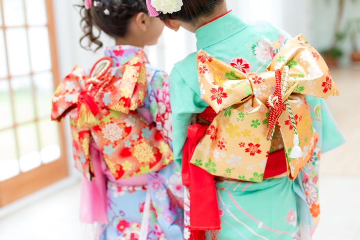 7歳 結び帯 祝い帯 つくり帯 七五三