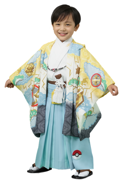 ポケモン和装でお子さまのテンションもアップ！