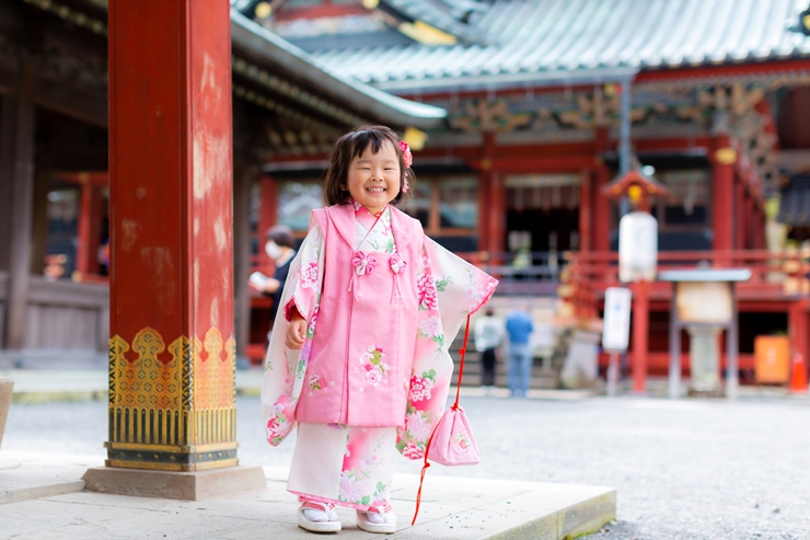 被布付き　お着物　七五三　3歳〜5歳