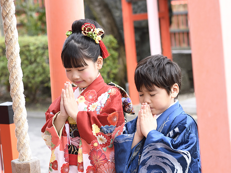 おでかけ用着物レンタルで撮影とお参りを楽しもう