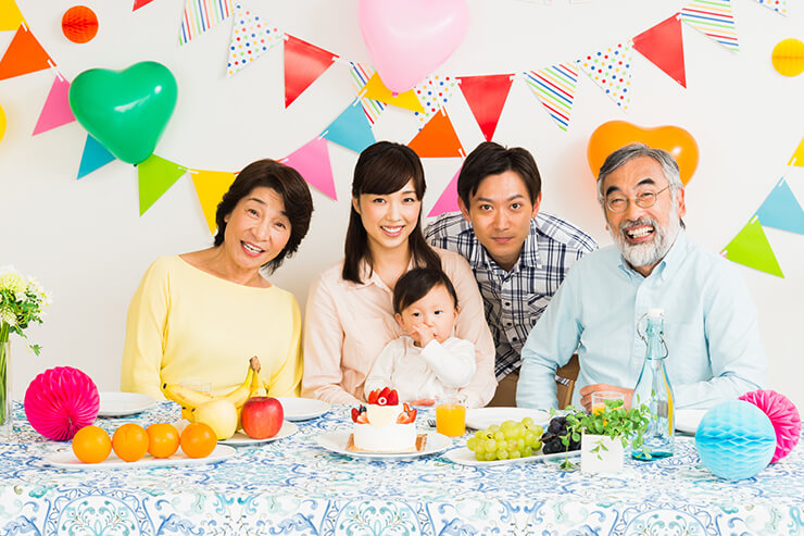 1歳のバースデーは赤ちゃんとご家族の記念日