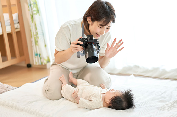 赤ちゃんの1ヶ月記念にアート写真を撮ろう！