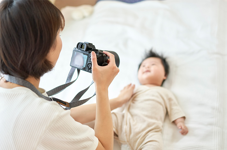 【1ヶ月の赤ちゃん】アート写真を撮る5つのコツ