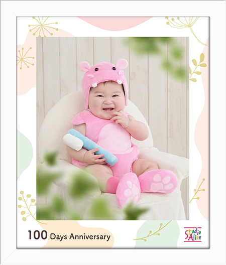 生後3カ月~5カ月の赤ちゃん限定の「百日赤ちゃんスマイルパック」