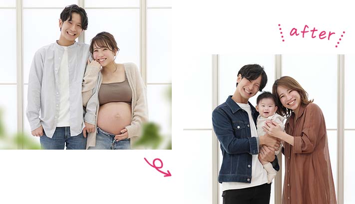 マタニティフォト 撮影メニュー こども写真館スタジオアリス 写真スタジオ フォトスタジオ