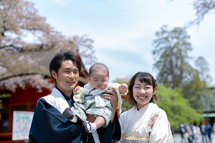 お宮参り　男の子