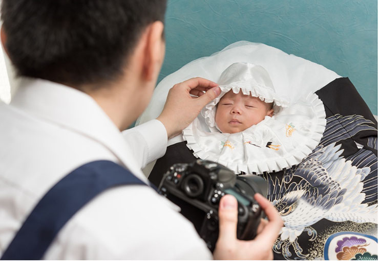 お宮参りの記念！参加者との写真撮影は？