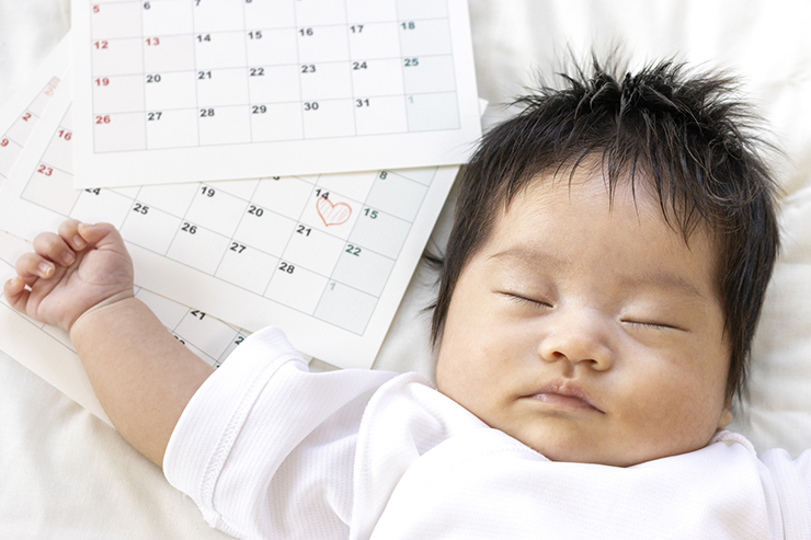 1歳までの赤ちゃんの主なお祝い行事