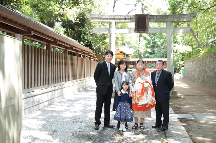 和装・洋装別|お宮参りの上の子の服装例