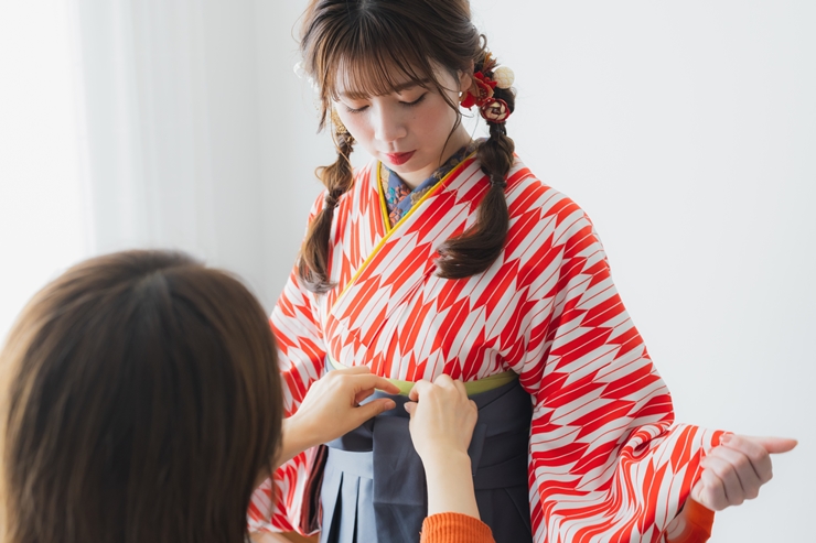 卒業袴の準備|二尺袖着物・袴
