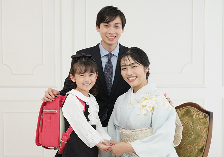 ママパパも和装に挑戦!家族写真を撮影しても◎