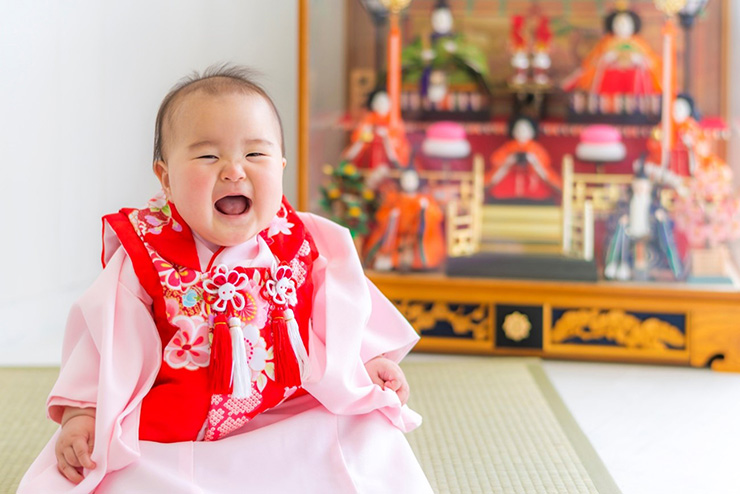 毎年訪れるひな祭りにお子さまの成長を記録するのもおすすめ