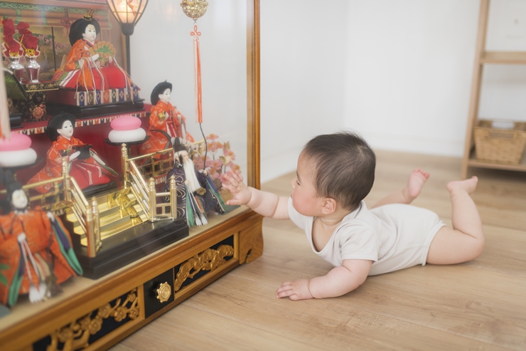 初めてのひな祭り|お飾りへのいたずらを防止するアイデア