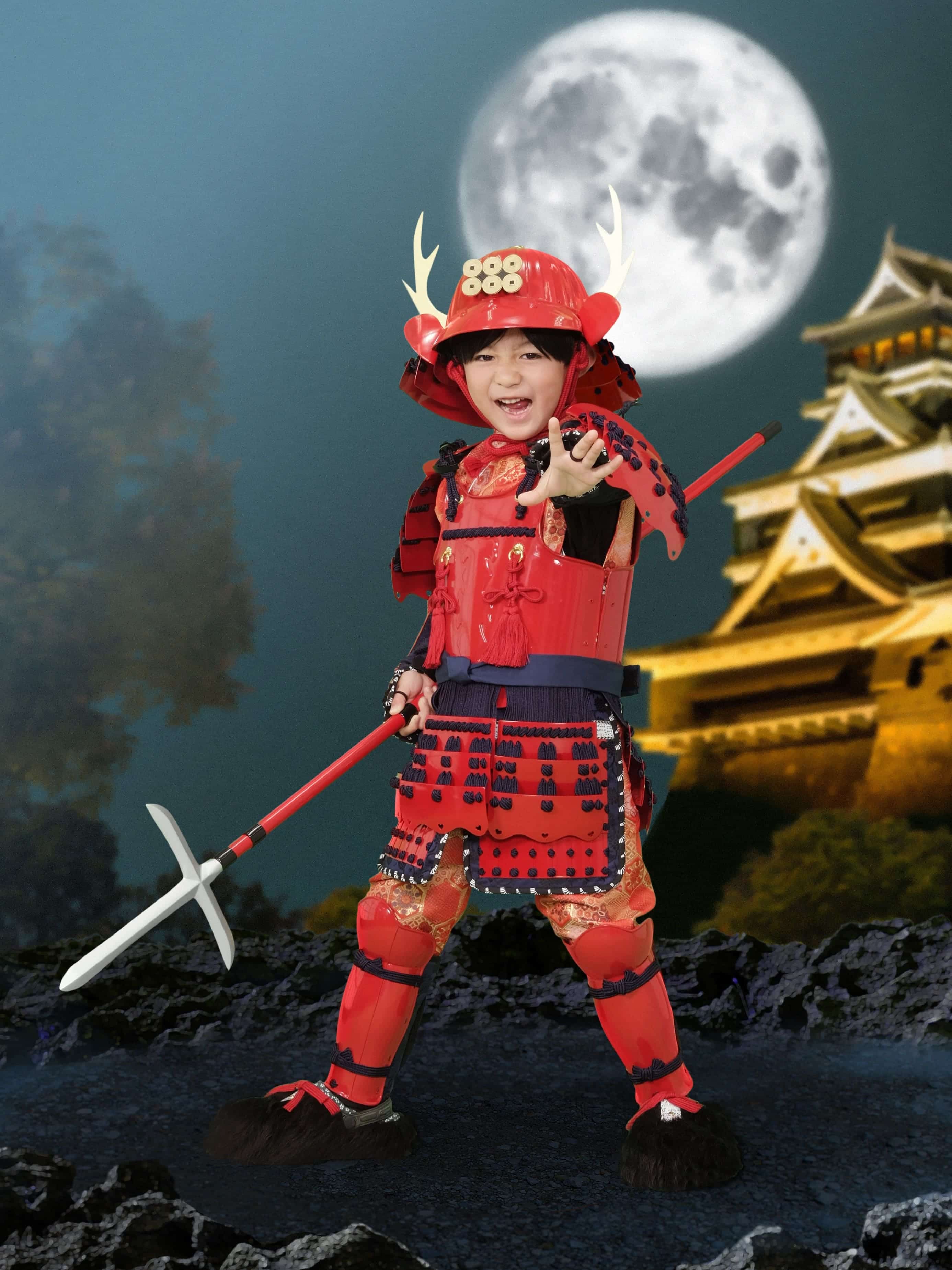 選べる武将モチーフの鎧兜