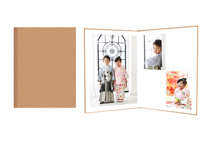 【HALULU店舗限定】デザイン台紙 ブラウン