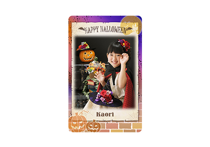 フォトカード　ハロウィンデザイン