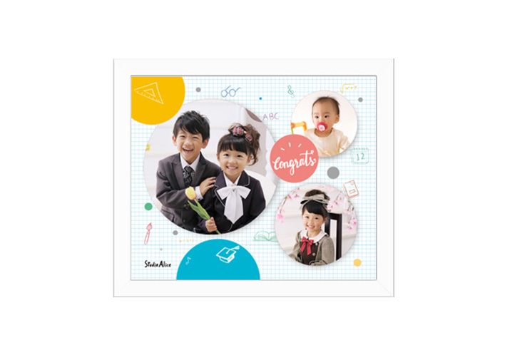 【ﾎﾟｹｯﾄｱﾘｽ限定】【スマフォトプラス】デザインフォト　入学②