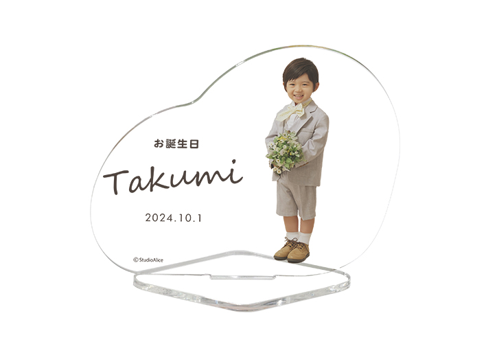 アクリルスタンドミニ　プレートタイプ シンプル