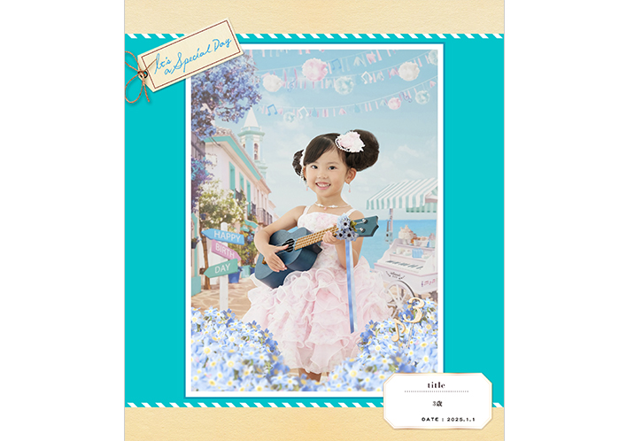 【増えﾃﾞｼﾞﾌﾟﾘﾝﾄ】2025バースデー(3歳以上)