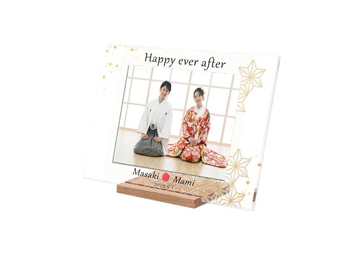 【HALULU店舗限定】クリアパネル型ウエルカムボード雅-Miyabi-