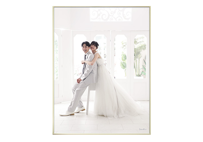 【HALULU店舗限定】ﾙﾐﾅﾌｫﾄ(ウエディング)半切_1C