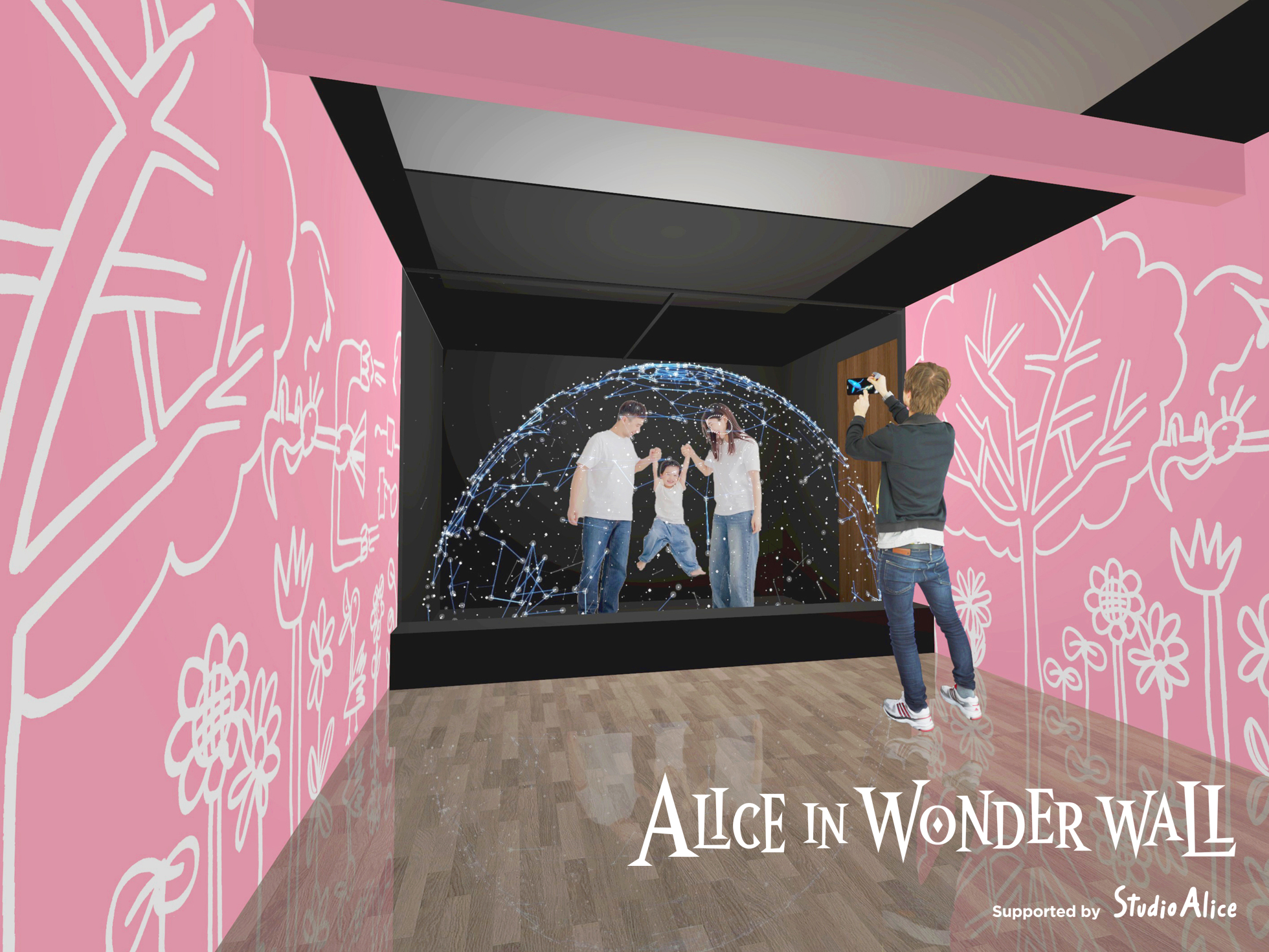 9月2日(火)OPEN<br>ALICE IN WONDER WALL(アリス イン <br>ワンダーウォール)